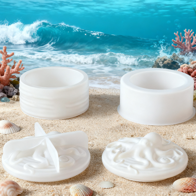 Octopus Storage Jar Resin Mold