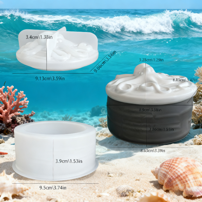 Octopus Storage Jar Resin Mold