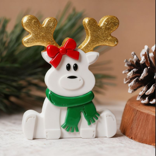 Christmas Reindeer Ornament Resin Mold
