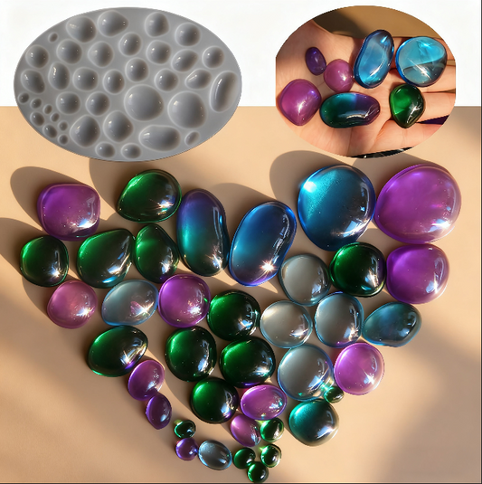 Gemstone Shaped Jewelry Resin Molds