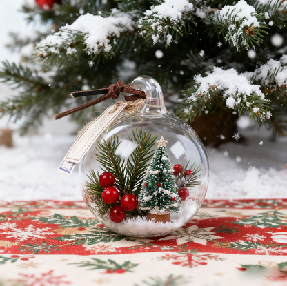 Molde de resina de bola transparente con agujero 