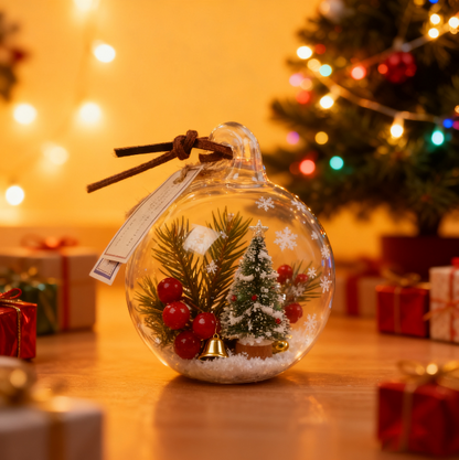 Molde de resina de bola transparente con agujero 