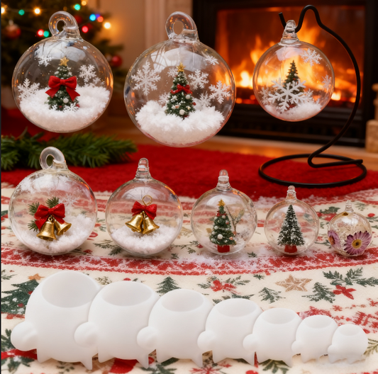 Transparent Ball with Hole Resin Mold