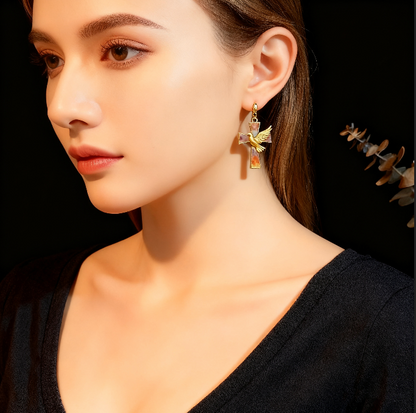 Handmade Dove & Sacred Heart Cross Pendant Resin Mold