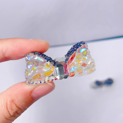 Handmade Diamond Mini Bow Jar Accessory Resin Mold
