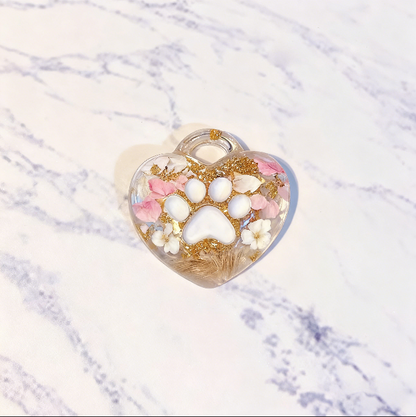 Handmade Puffy Heart with Claw Jewelry Pendant Resin Mold