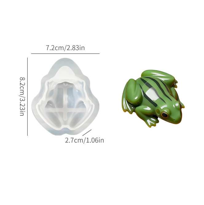 Frog Lizard Turtle Ornament Resin Mold