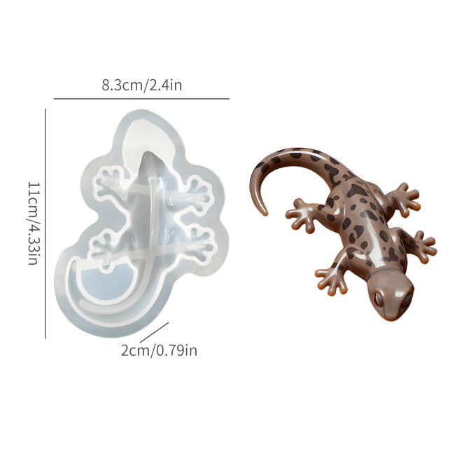 Frog Lizard Turtle Ornament Resin Mold