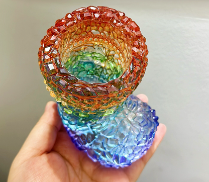 Handmade Diamond Christmas Boot Storage Resin Mold