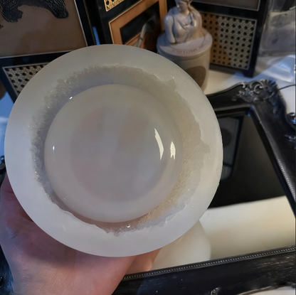 Handmade Crystal Cluster Storage Ashtray Jar Resin Mold