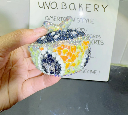 Handmade Diamond Butterfly Jar Resin Mold