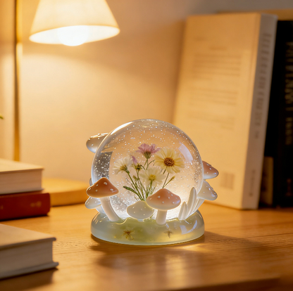 Mushroom Crystal Ball Ornament Resin Mold