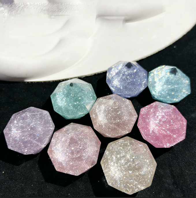 8-Color Non-Sinking Diamond Glitter for Resin