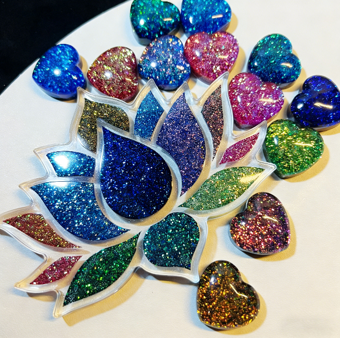 12-Color Galaxy Chameleon Shifting Glitter for Resin