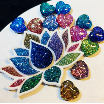 12-Color Galaxy Chameleon Shifting Glitter for Resin