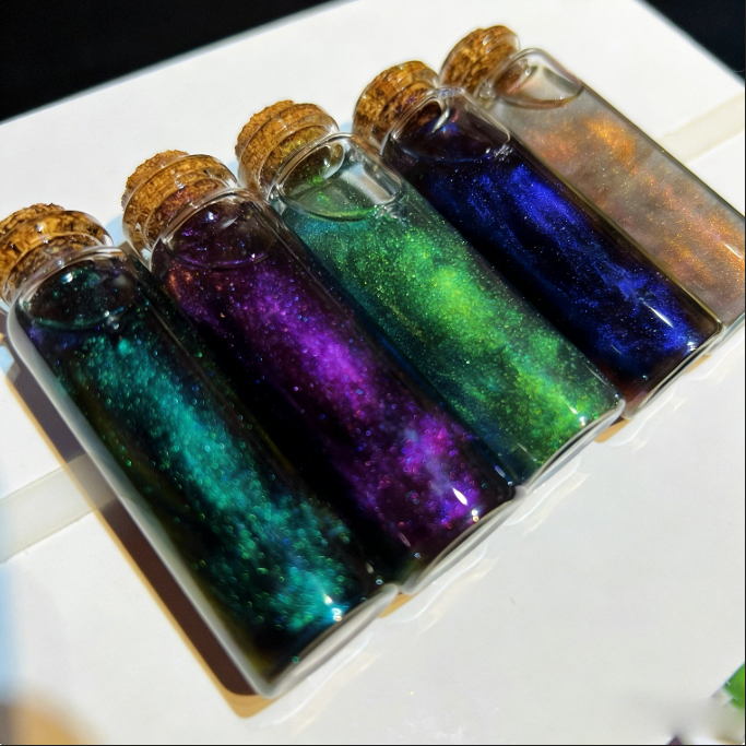 5-Color Aurora Chameleon Powder for Resin