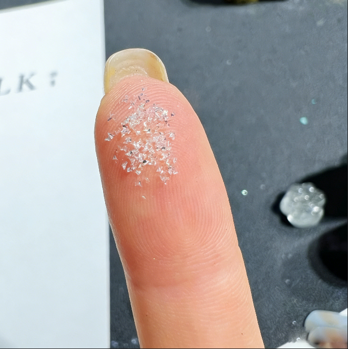 9-Color Ultra Sparkle Non-Sinking Diamond Glitter for Resin