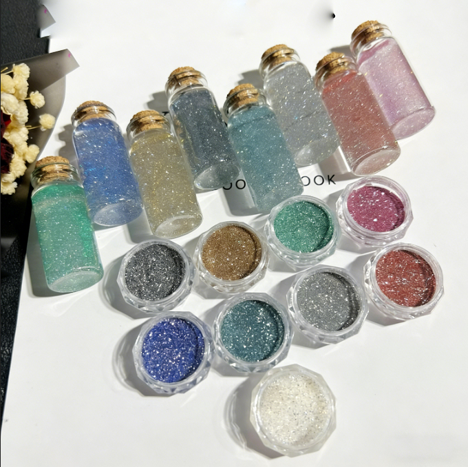 9-Color Ultra Sparkle Non-Sinking Diamond Glitter for Resin