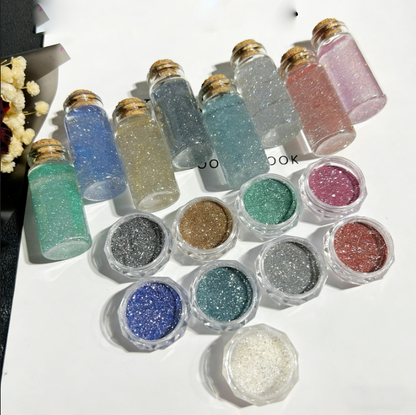 9-Color Ultra Sparkle Non-Sinking Diamond Glitter for Resin