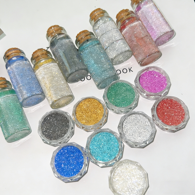 9-Color Ultra Sparkle Non-Sinking Diamond Glitter for Resin