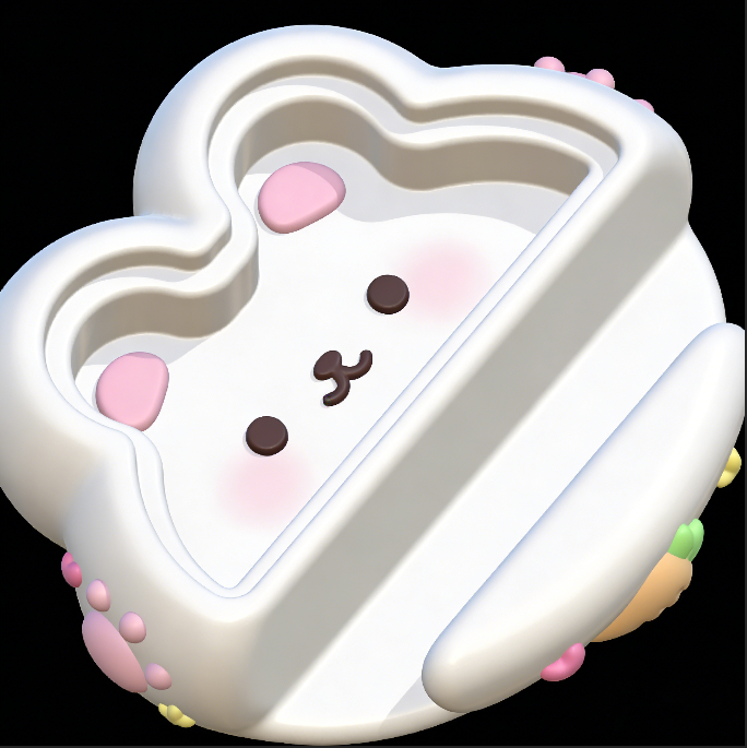 Handmade Shaking Fun Phone Holder Resin Mold