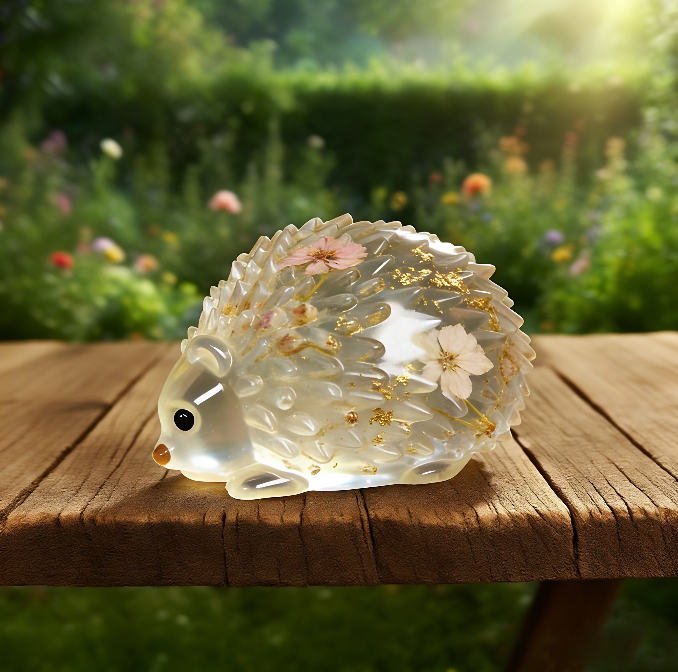 Cute Hedgehog Ornament Resin Mold