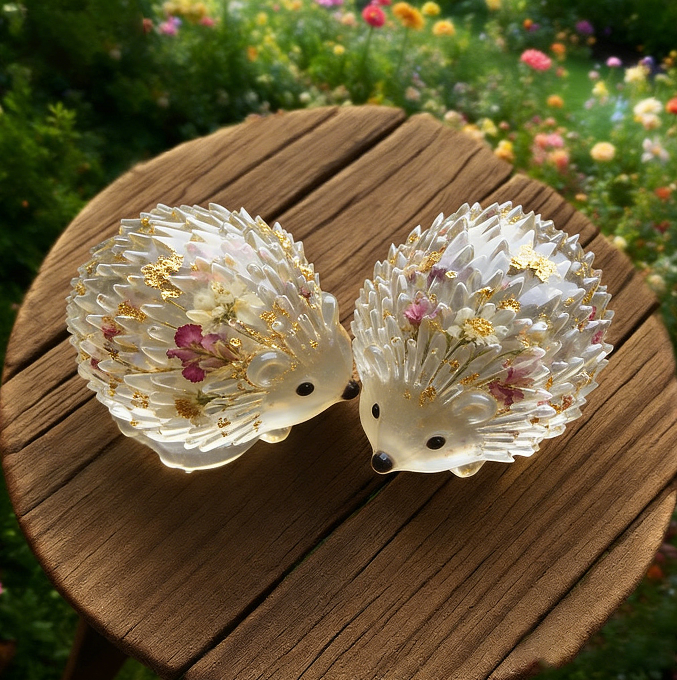 Cute Hedgehog Ornament Resin Mold