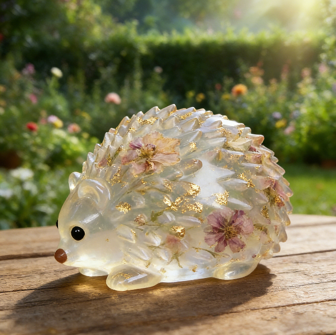 Cute Hedgehog Ornament Resin Mold