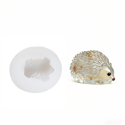 Cute Hedgehog Ornament Resin Mold