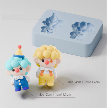 Handmade Cute Joker Ornament Resin Mold