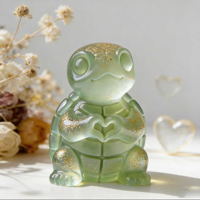 Heart Gesture Turtle Frog Bulldog Ornament Resin Molds