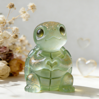 Heart Gesture Turtle Frog Bulldog Ornament Resin Molds