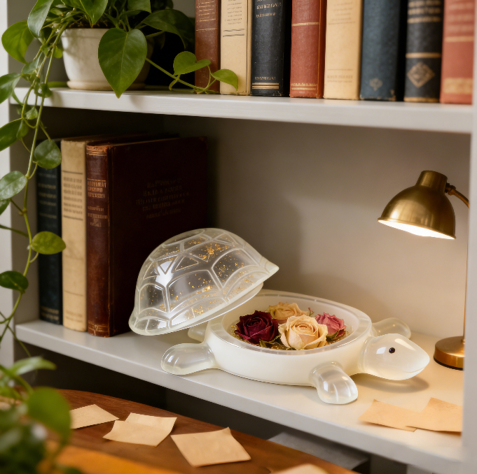 Turtle Jewelry Storage Box Resin Mold