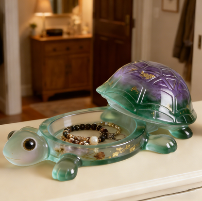 Turtle Jewelry Storage Box Resin Mold