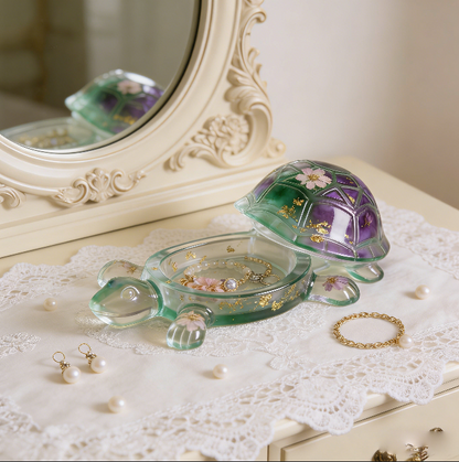 Turtle Jewelry Storage Box Resin Mold