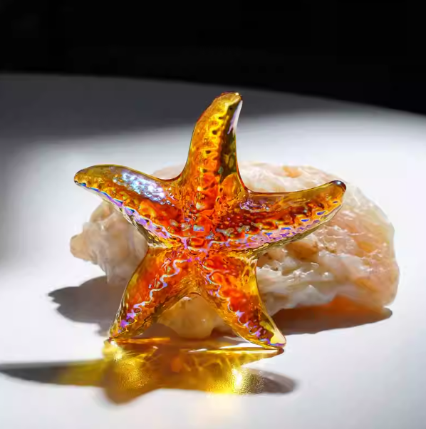 Handmade 2D Starfish Ornament Resin Mold