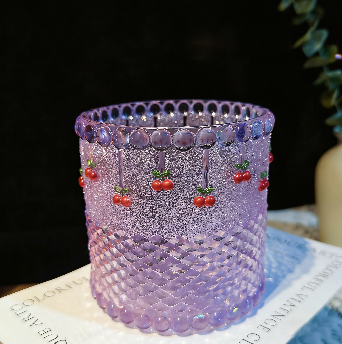 Handmade Diamond Cherry-Edge Pen Holder Storage Resin Mold【Side-cut mold】
