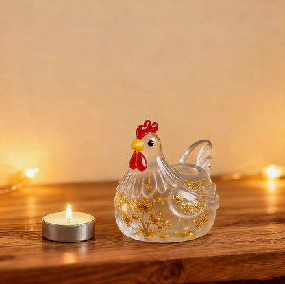 Chicken Candlestick Ornament Resin Mold
