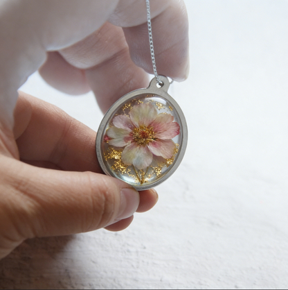 Resin Necklace Jewelry Mold with Built-In Pendant Bezel