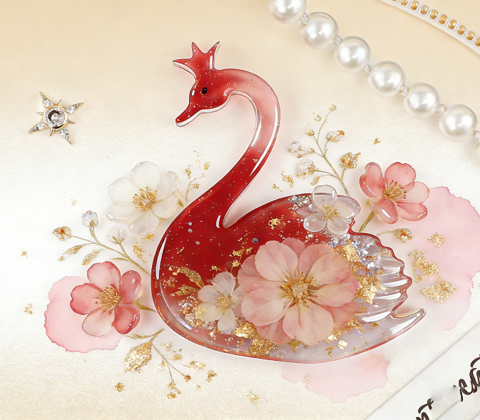 Swan Pegasus Carousel Carriage Resin Ornament Mold