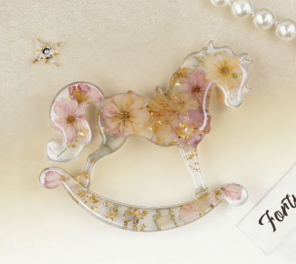 Swan Pegasus Carousel Carriage Resin Ornament Mold