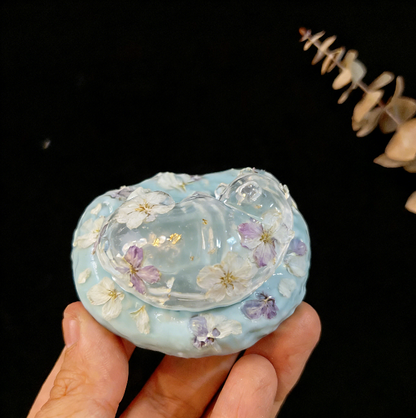 Handmade Cute Hibernating Polar Bear Ornament Resin Mold