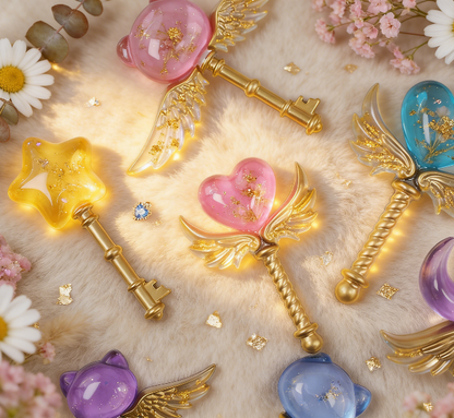 2pcs Magic Wand Decorative Ornament Resin Molds