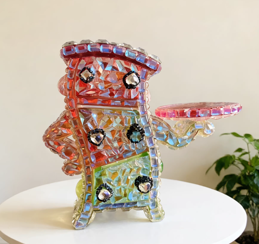 Handmade Diamond Twist Drawer Ornament Storage Resin Mold