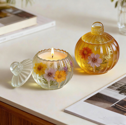 Striped Bell Storage Jar Resin Mold