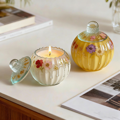 Striped Bell Storage Jar Resin Mold