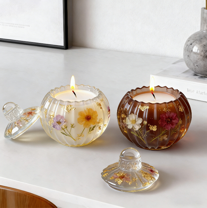 Striped Bell Storage Jar Resin Mold