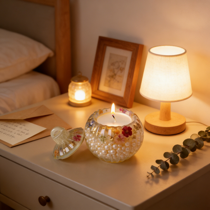 Striped Bell Storage Jar Resin Mold