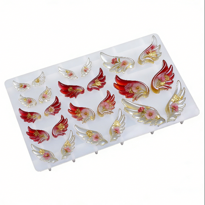 Multi-size Cute Angel Wings Ornament Resin Mold