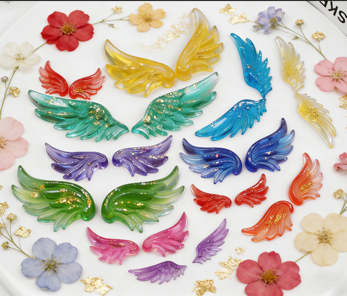 Multi-size Cute Angel Wings Ornament Resin Mold